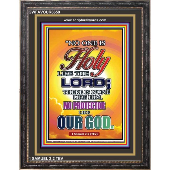 NO ONE HOLY LIKE THE LORD   Acrylic Glass Frame Scripture Art   (GWFAVOUR6650)   