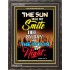 THE SUN SHALL NOT SMITE THEE   Contemporary Christian Art Acrylic Glass Frame   (GWFAVOUR6658)   "33x45"