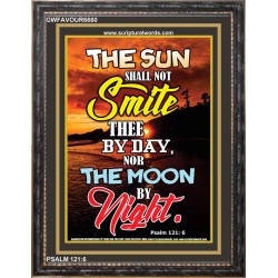 THE SUN SHALL NOT SMITE THEE   Framed Bible Verse   (GWFAVOUR6660)   