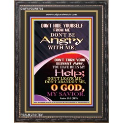 O GOD MY SAVIOR   Large Frame Scriptural Wall Art   (GWFAVOUR6702)   