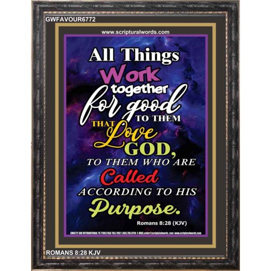 LOVE GOD   Christian Quotes Frame   (GWFAVOUR6772)   