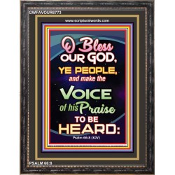 O BLESS THE LORD   Christian Quote Framed   (GWFAVOUR6773)   