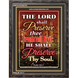 PRESERVE US FROM ALL EVIL   Contemporary Christian Wall Art   (GWFAVOUR6791)   