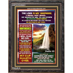 MY CUP RUNNETH OVER   Framed Bible Verse   (GWFAVOUR6921)   