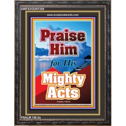 PRAISE HIM   Bible Verse Frame for Home Online   (GWFAVOUR7259)   