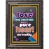 LOVE ONE ANOTHER WITH A PURE HEART   Scriptural Wall Art   (GWFAVOUR7268)   "33x45"