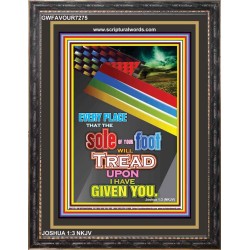 THE SOLE OF YOUR FEET   Christian Framed Art   (GWFAVOUR7275)   
