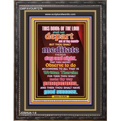 THIS BOOK OF THE LAW OBSERVE TO DO   Bible Verse Frame   (GWFAVOUR7279)   