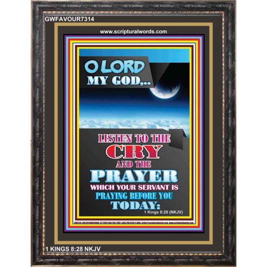 O LORD LISTEN TO MY PRAYER TODAY   Religious Art   (GWFAVOUR7314)   