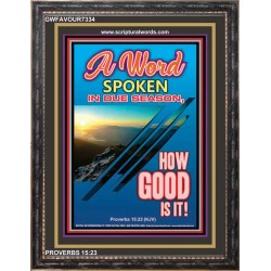 A WORD IN DUE SEASON   Contemporary Christian Poster   (GWFAVOUR7334)   