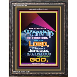 WORSHIP   Religious Art Frame   (GWFAVOUR7346)   