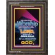 WORSHIP   Religious Art Frame   (GWFAVOUR7346)   