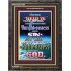 UNRIGHTEOUSNESS   Contemporary Christian Paintings Acrylic Glass frame   (GWFAVOUR7369)   