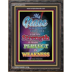 MY GRACE IS SUFFICIENT   Picture Frame   (GWFAVOUR7374)   