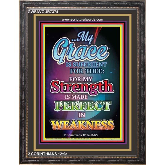 MY GRACE IS SUFFICIENT   Picture Frame   (GWFAVOUR7374)   