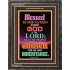 THE NATION WHOSE GOD IS THE LORD   Framed Business Entrance Lobby Wall Decoration    (GWFAVOUR7387)   "33x45"