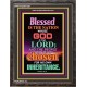 THE NATION WHOSE GOD IS THE LORD   Framed Business Entrance Lobby Wall Decoration    (GWFAVOUR7387)   