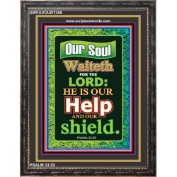 OUR HELP   Inspirational Wall Art Frame   (GWFAVOUR7389)   