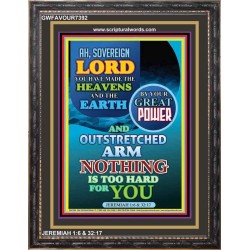 OUT STRETCHED ARM   Inspiration Wall Art Frame   (GWFAVOUR7392)   