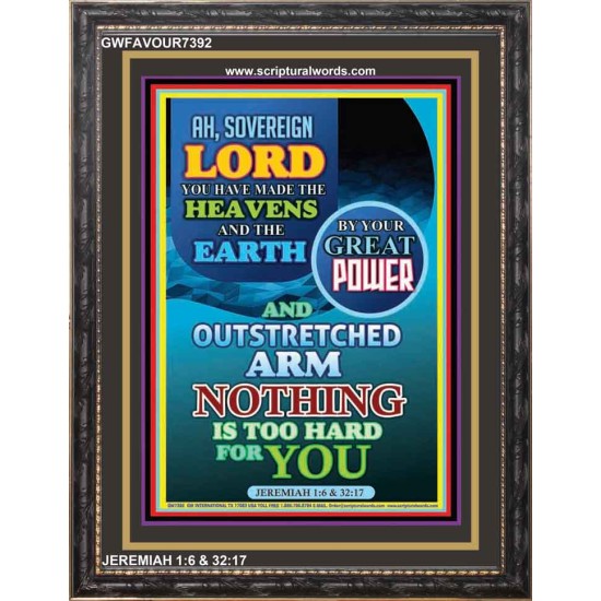 OUT STRETCHED ARM   Inspiration Wall Art Frame   (GWFAVOUR7392)   