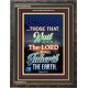 WAIT UPON THE LORD   Bible Verses Frame for Home   (GWFAVOUR7425)   