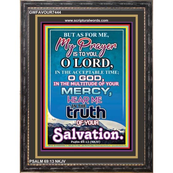 THE TRUTH OF YOUR SALVATION   Bible Verses Frame for Home Online   (GWFAVOUR7444)   