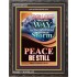 PEACE  BE STILL   Bible Verse Frame for Home Online   (GWFAVOUR7449)   "33x45"