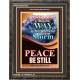 PEACE  BE STILL   Bible Verse Frame for Home Online   (GWFAVOUR7449)   