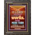 YOUR WONDERFUL WORKS   Scriptural Wall Art   (GWFAVOUR7458)   "33x45"