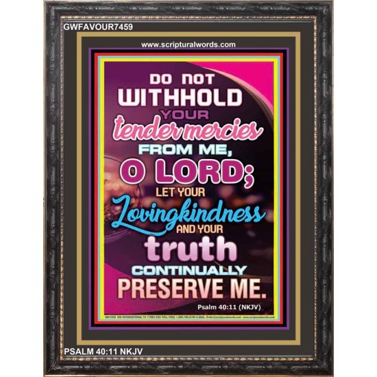 LOVING KINDNESS   Framed Scripture Dcor   (GWFAVOUR7459)   