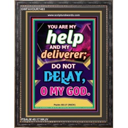 YOU ARE MY HELP   Frame Scriptures Dcor   (GWFAVOUR7463)   