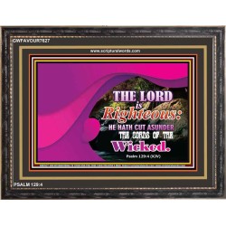 RIGHTEOUS GOD   Bible Verses Framed for Home Online   (GWFAVOUR7627)   