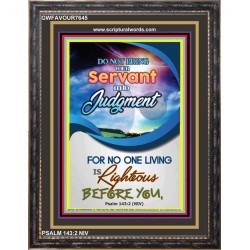 NO NOT ONE IS RIGHTEOUS   Bible Verse Acrylic Glass Frame   (GWFAVOUR7645)   