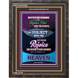 REJOICE   Framed Restroom Wall Decoration   (GWFAVOUR7695)   