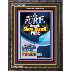 THE PURE   Frame Bible Verse Online   (GWFAVOUR7739)   