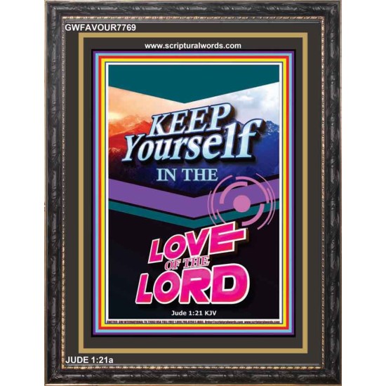 LOVE OF THE LORD   Christian Quote Frame   (GWFAVOUR7769)   