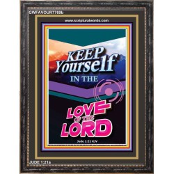 LOVE OF THE LORD   Frame Bible Verse   (GWFAVOUR7769b)   