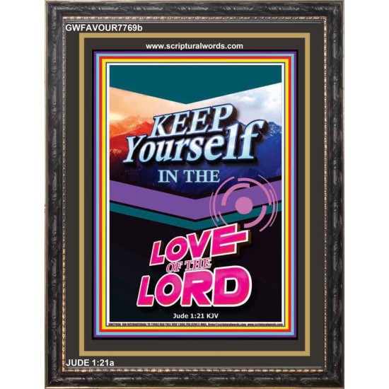 LOVE OF THE LORD   Frame Bible Verse   (GWFAVOUR7769b)   