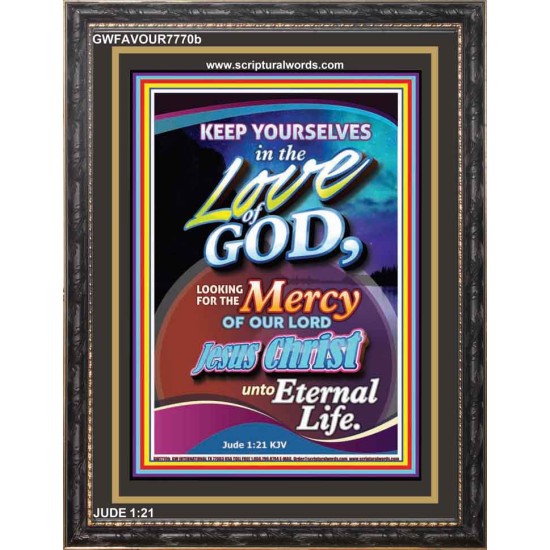 LOVE OF GOD   Contemporary Christian Poster   (GWFAVOUR7770b)   