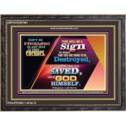SALVATION FROM GOD   Bible Verses Frame    (GWFAVOUR7861)   