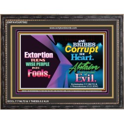 ABSTAIN FROM ALL APPEARANCE OF EVIL Bible Verses to Encourage  frame   (GWFAVOUR7862)   "45x33"