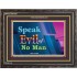SPEAK EVIL OF NO MAN   Christian Paintings Acrylic Glass Frame   (GWFAVOUR7949)   "45x33"