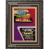 LOVE THE LORD HATE EVIL   Framed Bedroom Wall Decoration   (GWFAVOUR7989)   "33x45"