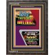 LOVE THE LORD HATE EVIL   Framed Bedroom Wall Decoration   (GWFAVOUR7989)   