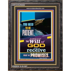 THE WILL OF GOD   Inspirational Wall Art Wooden Frame   (GWFAVOUR8000)   