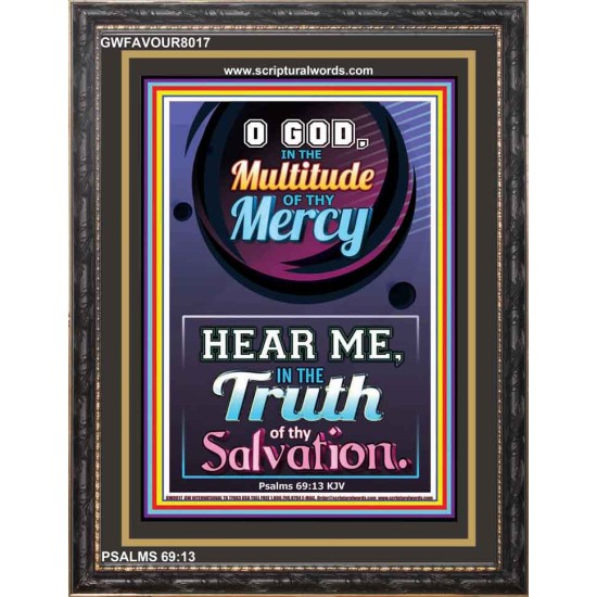 TRUTH OF THY SALVATION   Framed Bible Verses   (GWFAVOUR8017)   