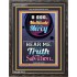 TRUTH OF THY SALVATION   Framed Bible Verses   (GWFAVOUR8017)   "33x45"