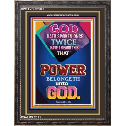 POWER   Custom Framed Bible Verse   (GWFAVOUR8025)   