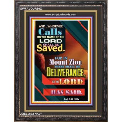 MOUNT ZION   Bible Verses  Picture Frame Gift   (GWFAVOUR8033)   