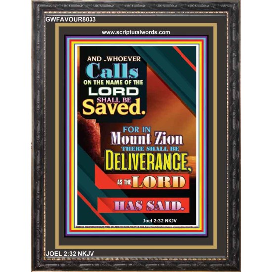 MOUNT ZION   Bible Verses  Picture Frame Gift   (GWFAVOUR8033)   